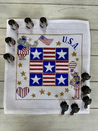 Patriotic Tic Tac Toe Board