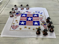 Patriotic Tic Tac Toe Board