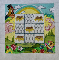 Chickens & Roosters Tic Tac Toe Board