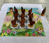 Chickens & Roosters Tic Tac Toe Board