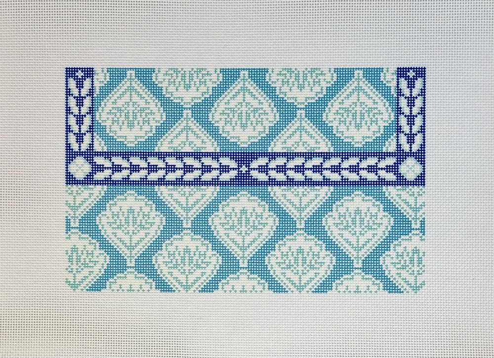 Teal Medallion Clutch