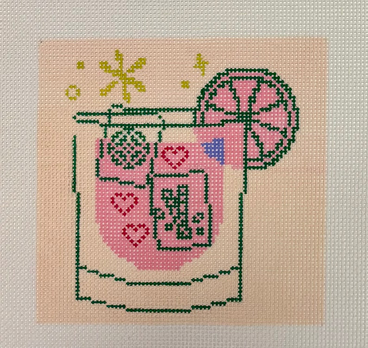 Pink Mahjong Cocktail