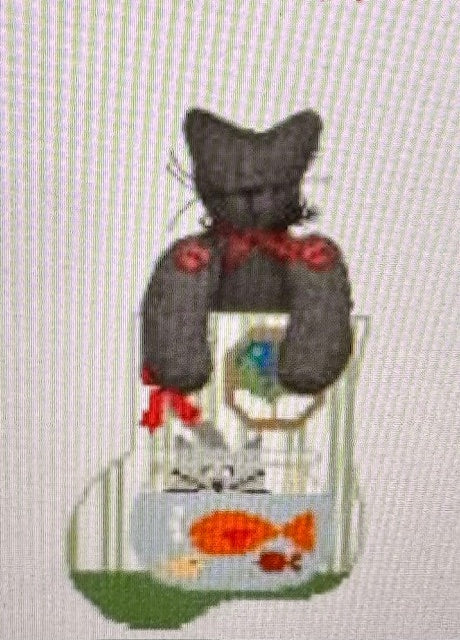 Fishbowl Kitty with Gray Kitty