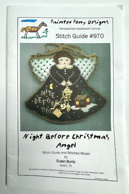 Night Before Christmas Angel Stitch Guide