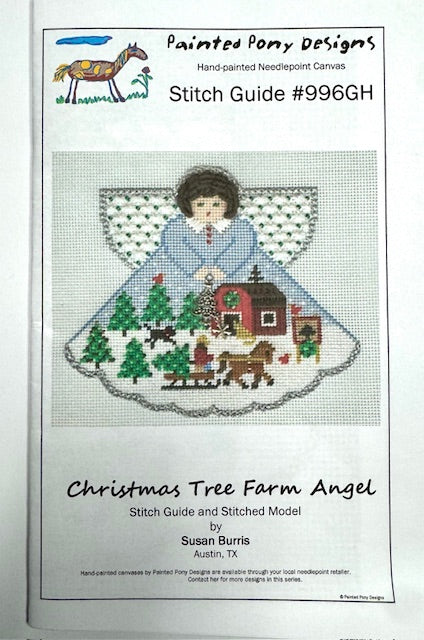 Christmas Tree Farm Angel Stitch Guide