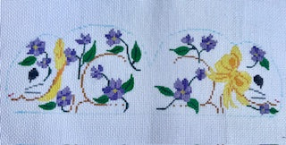 Violets 2 Sided Bunny