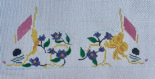 Violets 2 Sided Bunny
