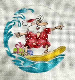 Surfing Santa