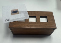 Wooden Treasure Box with 3 Inserts