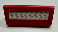 Planet Earth Leather Folding Eyeglass Case