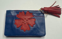 Leather Flower Wallet