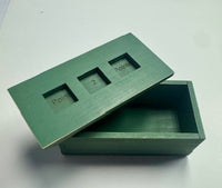 Wooden Treasure Box with 3 Inserts