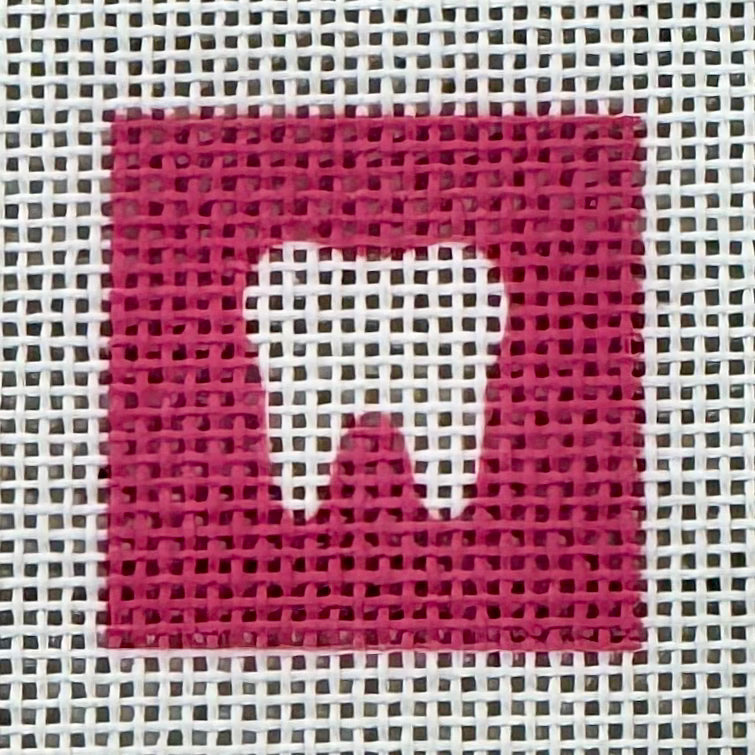 Tooth on Pink Bitty Box Insert