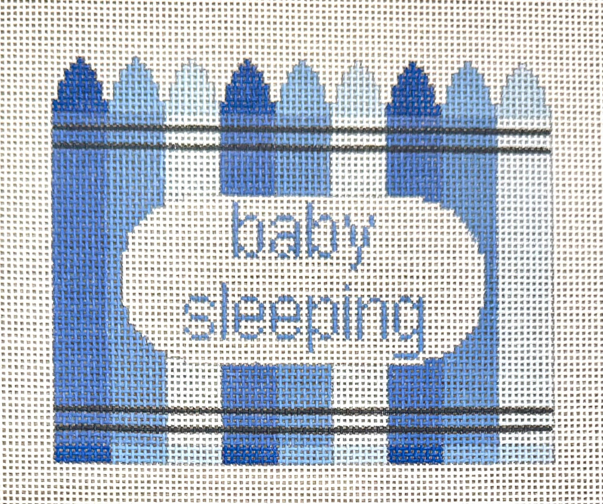 Blue Baby Sleeping Crayons