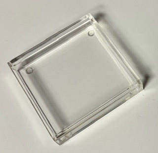 4" Square Acrylic Slide In Coasters