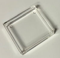 4" Square Acrylic Slide In Coasters