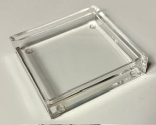 4" Square Acrylic Slide In Coasters
