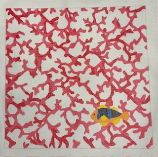 Coral with Fish (Red)