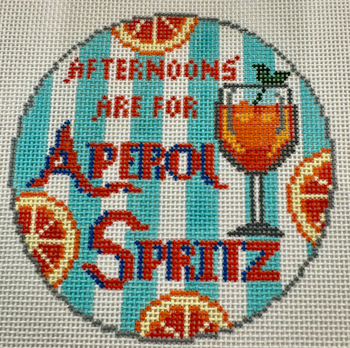 Happier Hour Coaster - Aperol Spritz