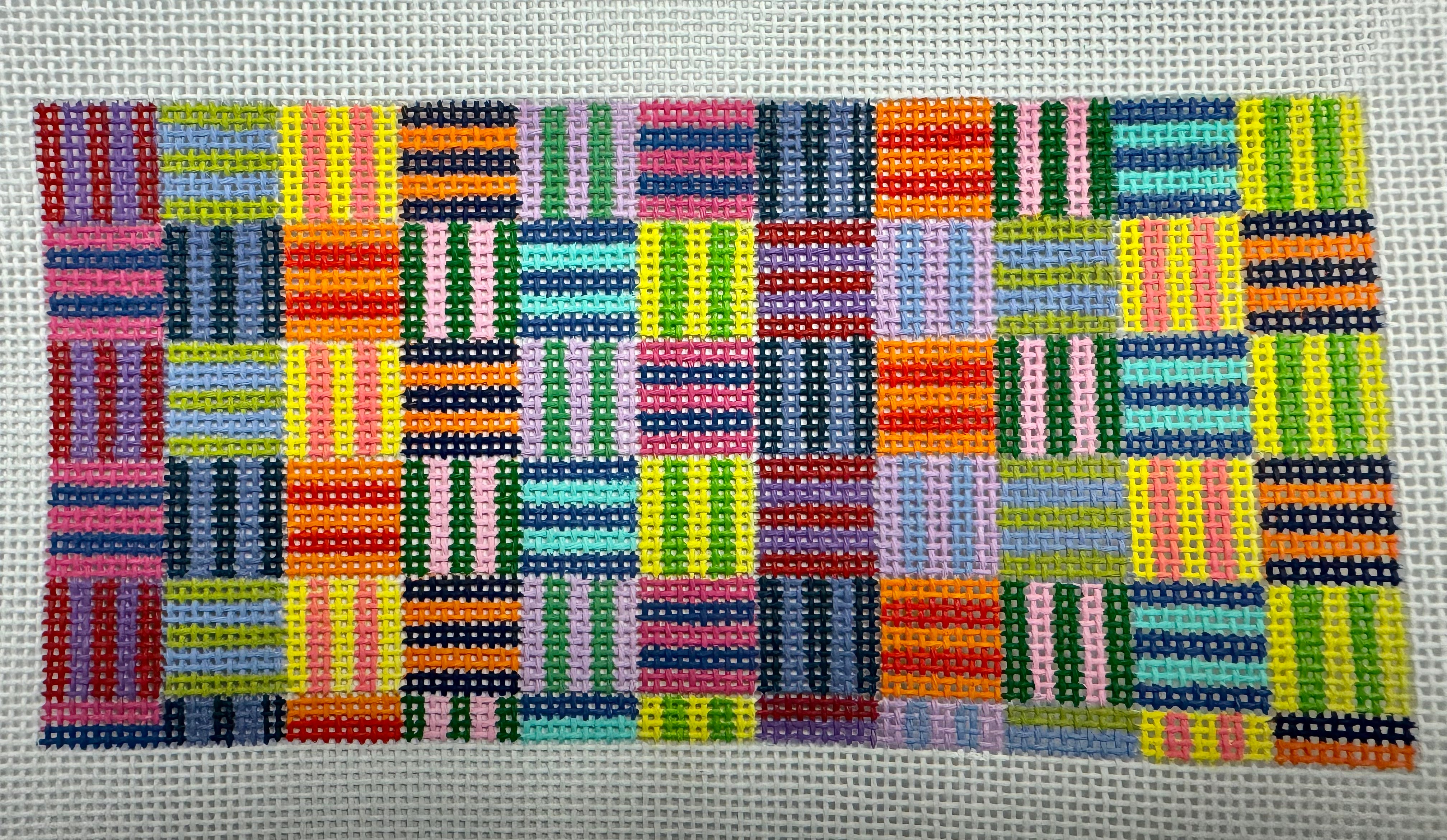 Funky Stripes Insert – Seaside Needlepoint