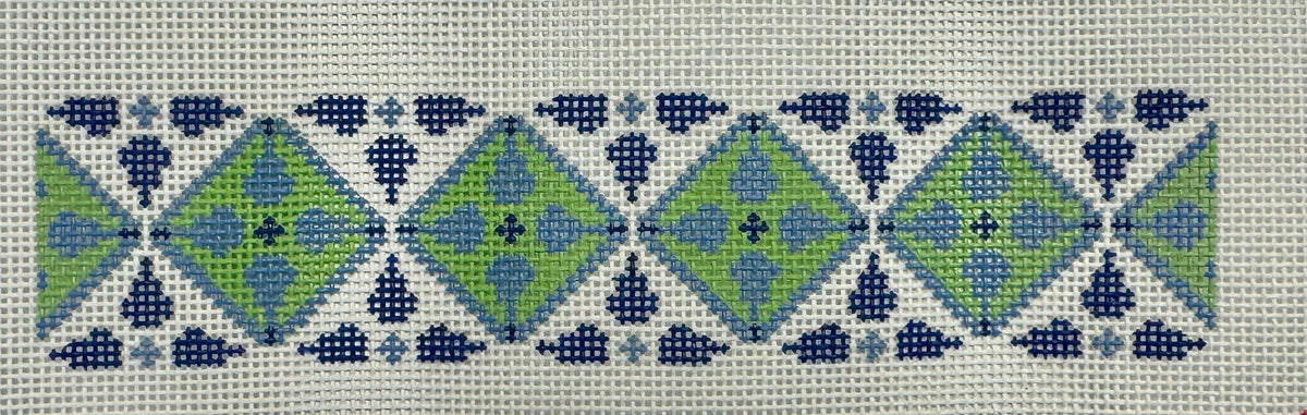 Blue and Green Key Fob