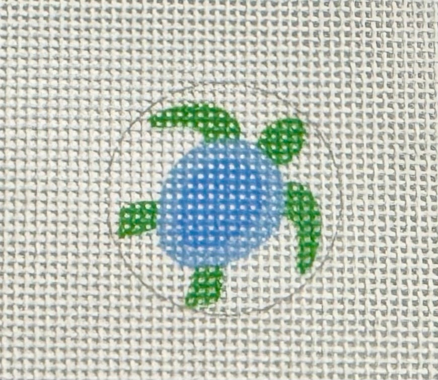 Green Turtle with Blue Shell