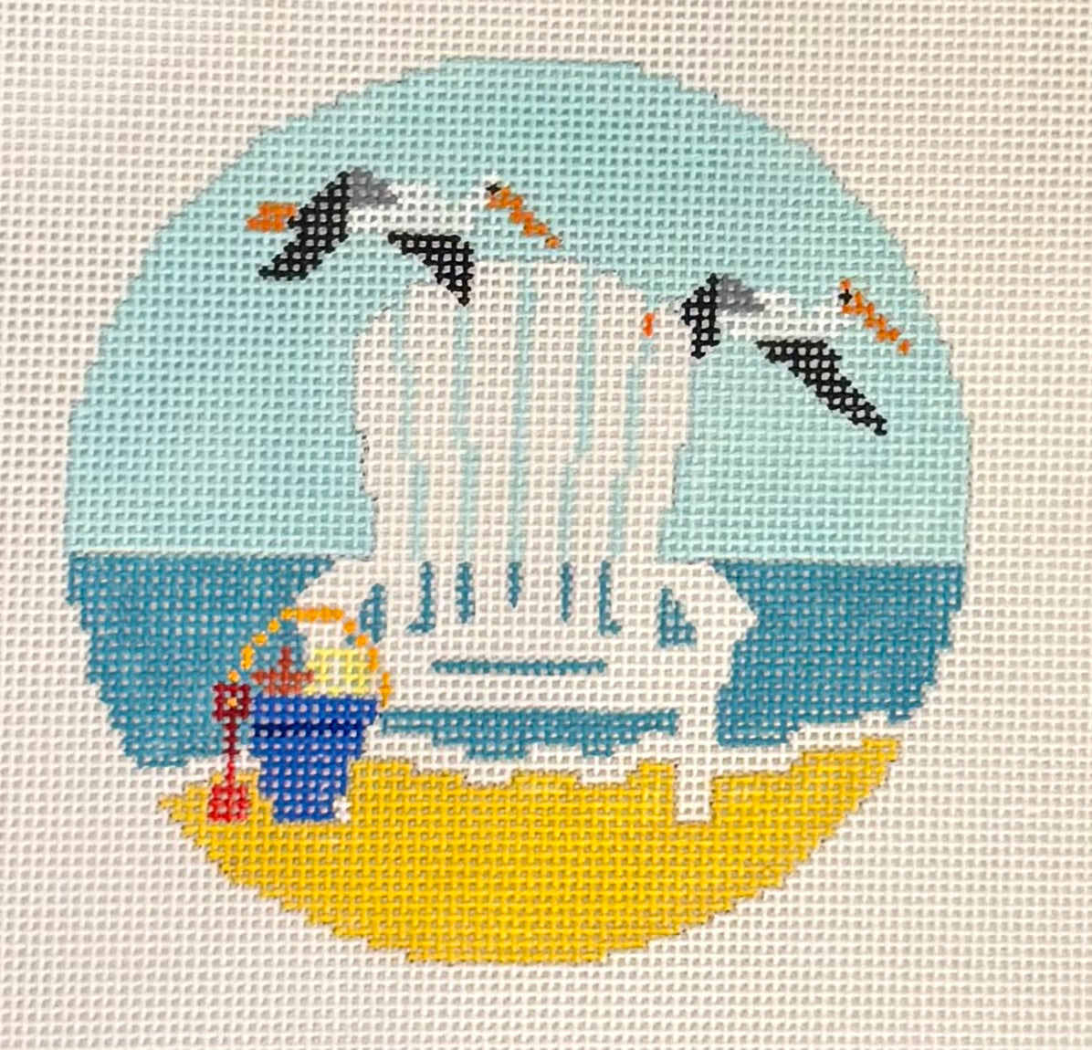 Adirondack Chair with Pelicans