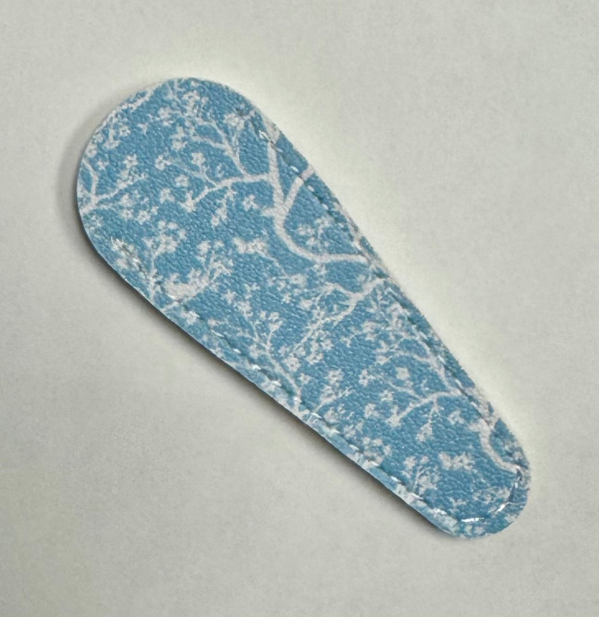 Leather Scissors Case - Blue Floral
