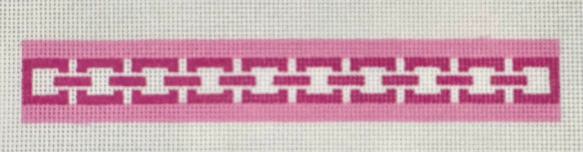 Geometric Key Fob in Pink