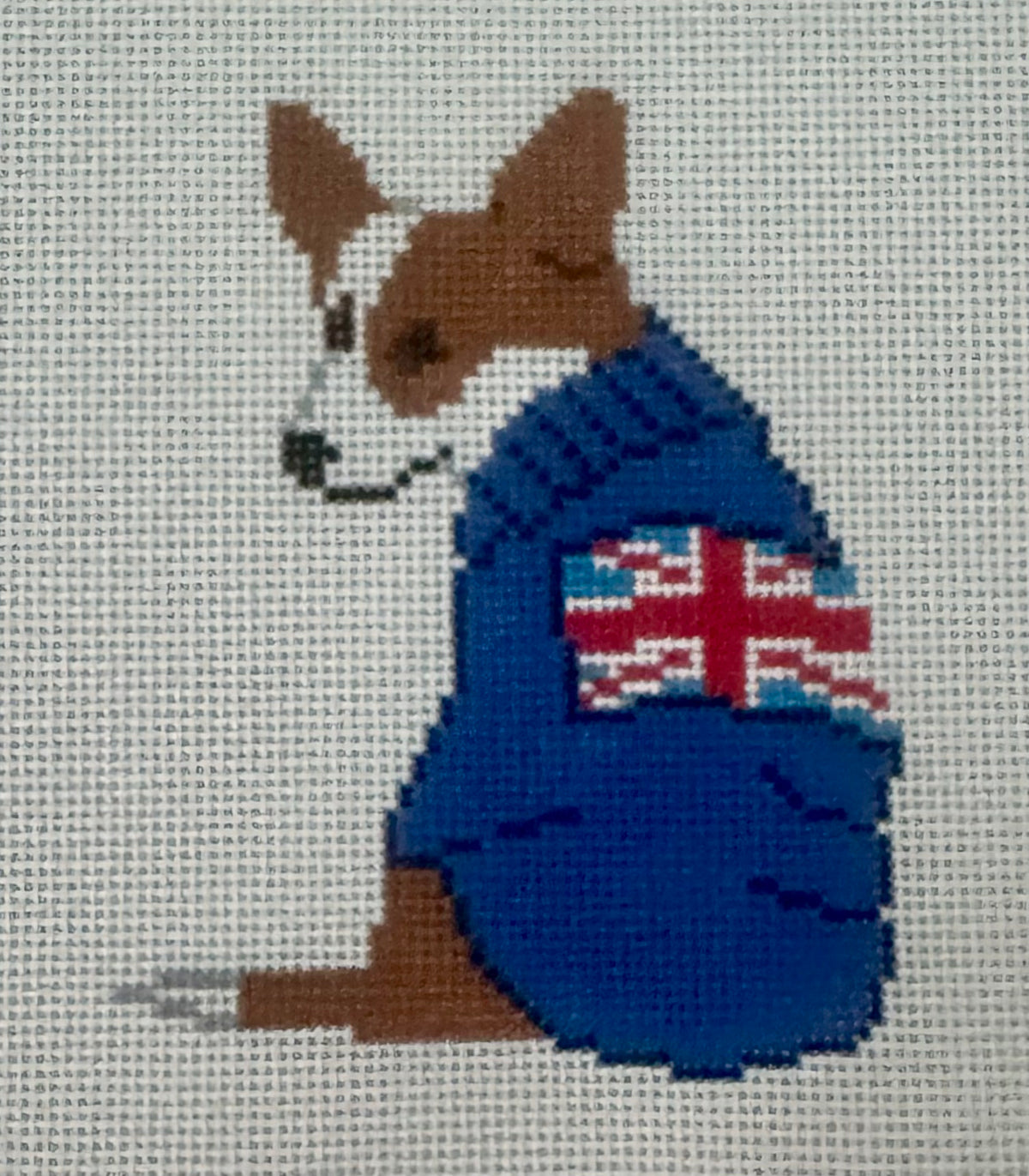 Corgi in UK Sweater