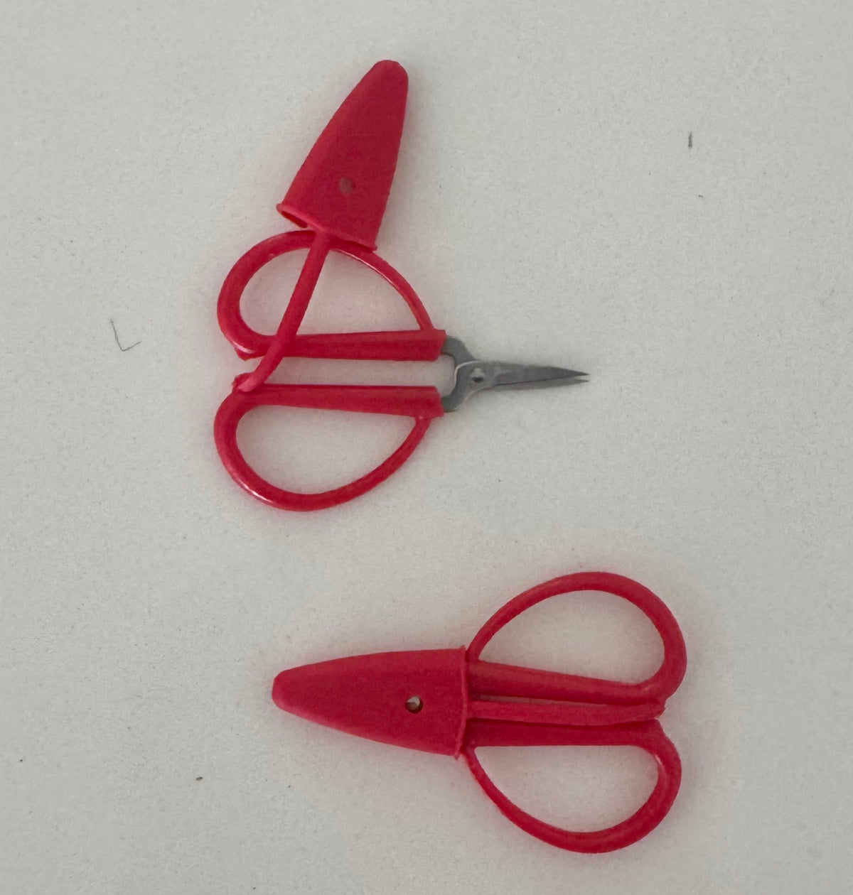 Red Rubber Covered Scissors