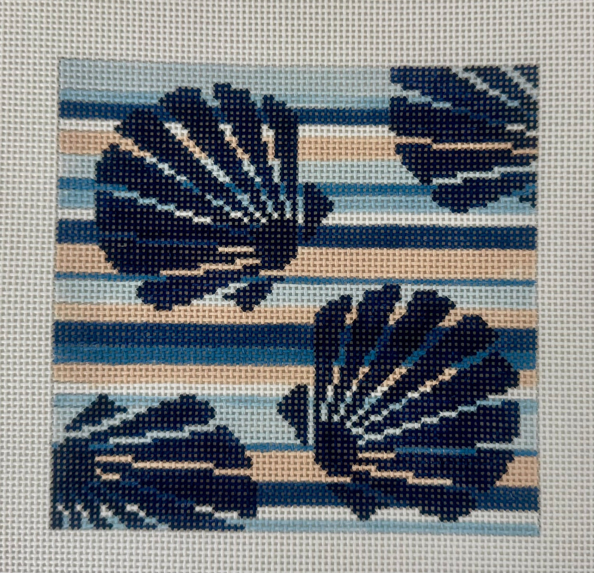 Scallops on Shore Stripes