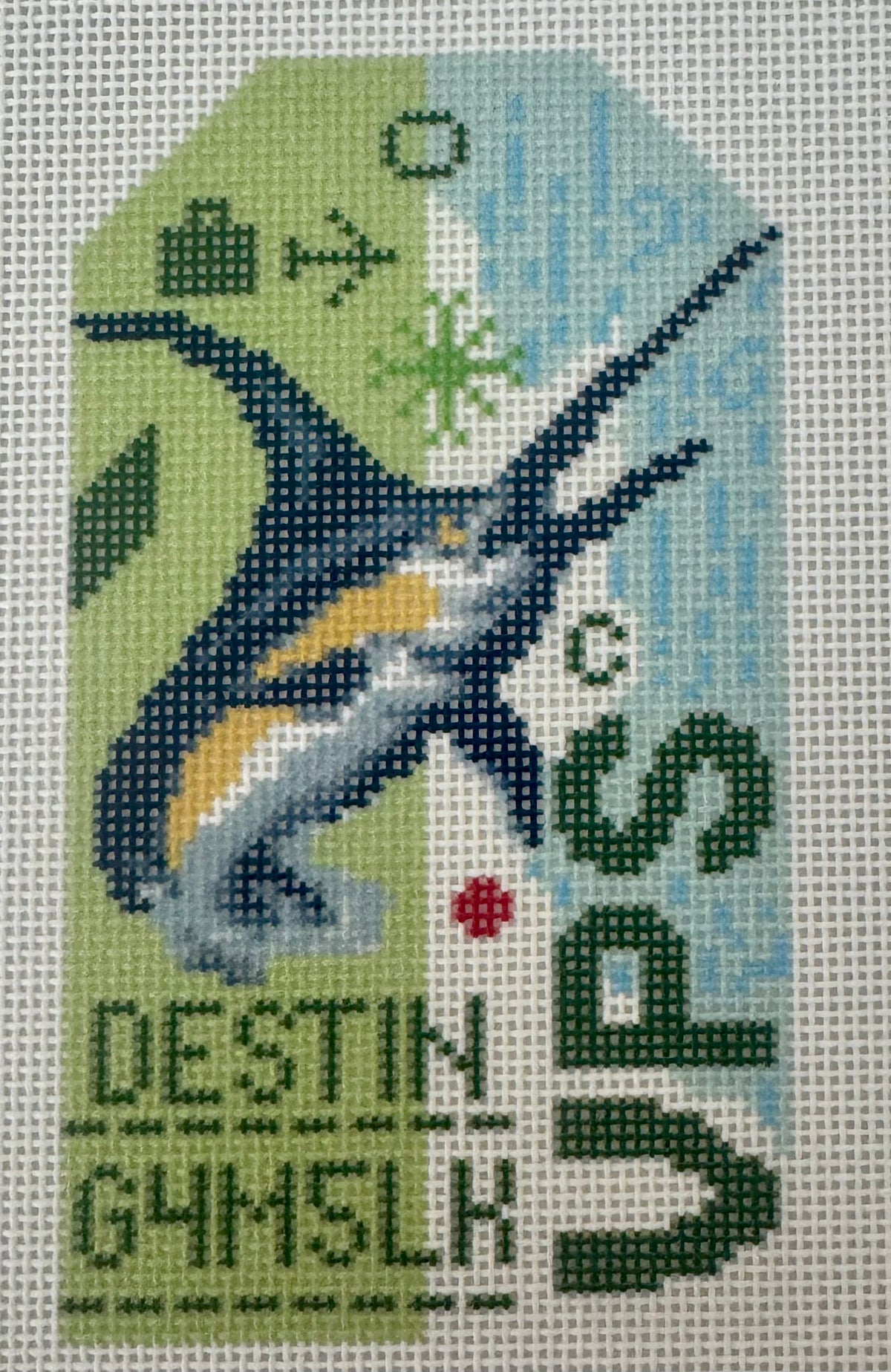 Destin Retro Travel Tag