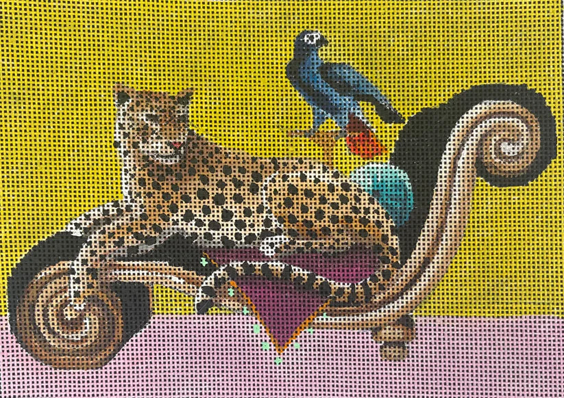 Leopard on Chaise