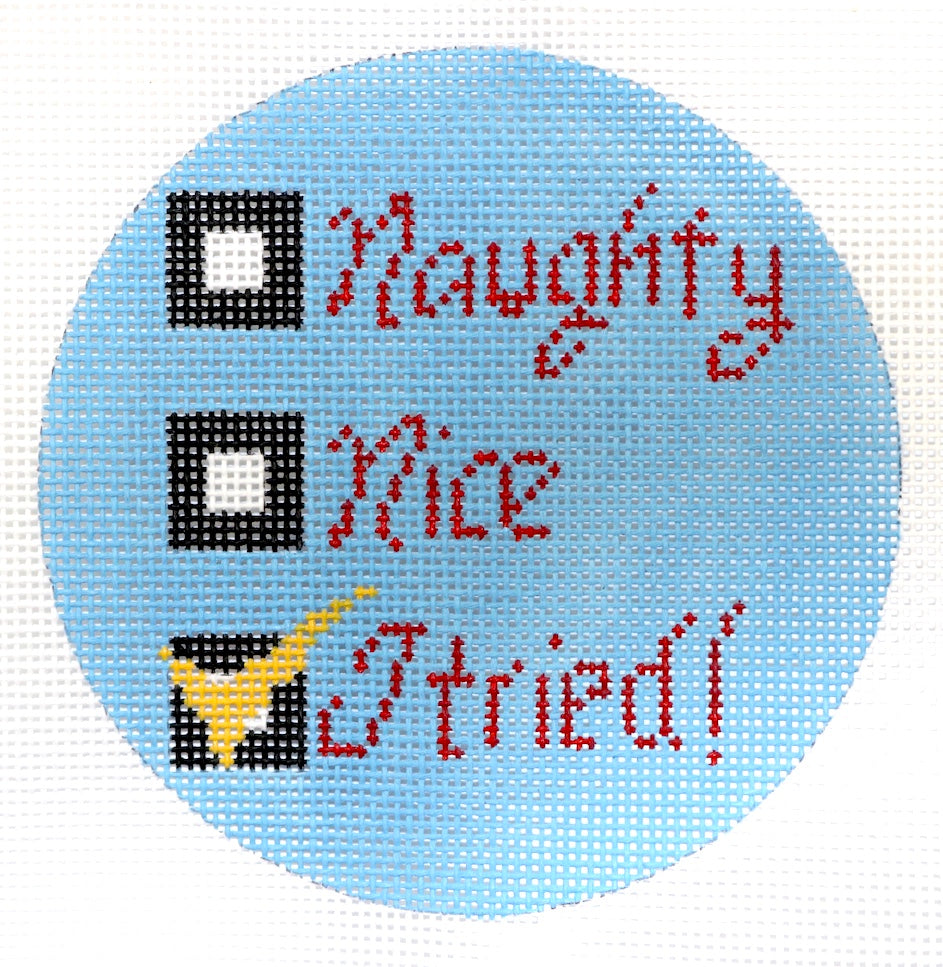 Naughty Nice 4" Round