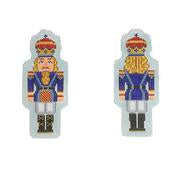 Royal Blue Nutcracker Ornament Double Sided
