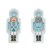 Light Blue Nutcracker Ornament Double Sided
