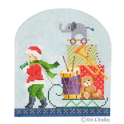 Child & Sled - North Pole Series