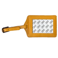 Planet Earth Leather Luggage Tags
