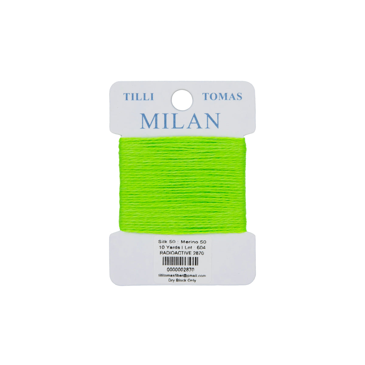 Milan Neon 10 Yd Card | 2870 - Radioactive