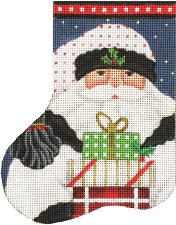 White Santa Mini Sock