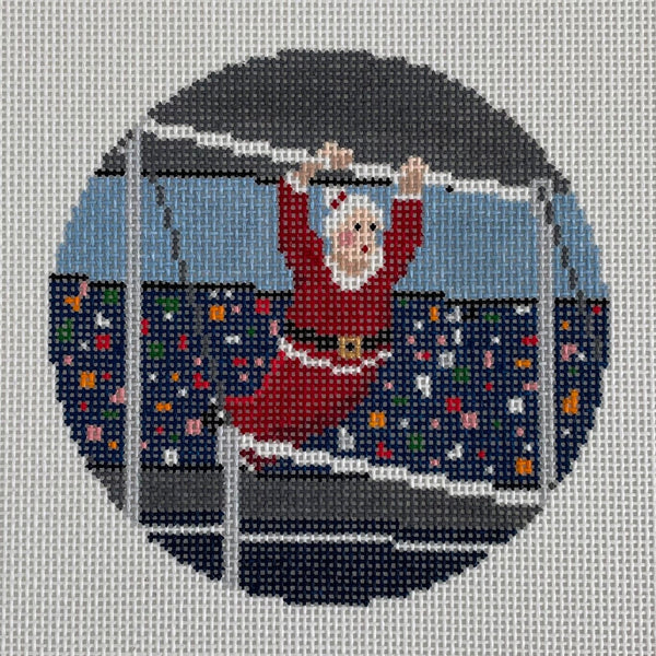 Sporty Mrs Claus Gymnastics