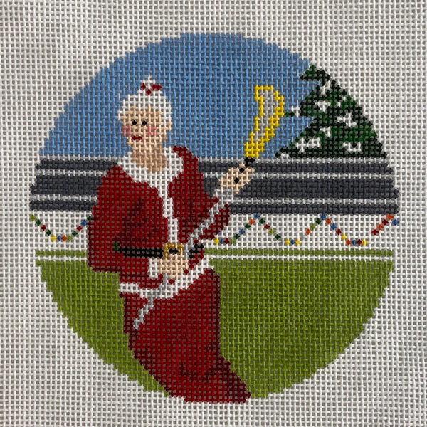 Sporty Mrs Claus Lacrosse
