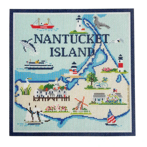 Nantucket Map on 18