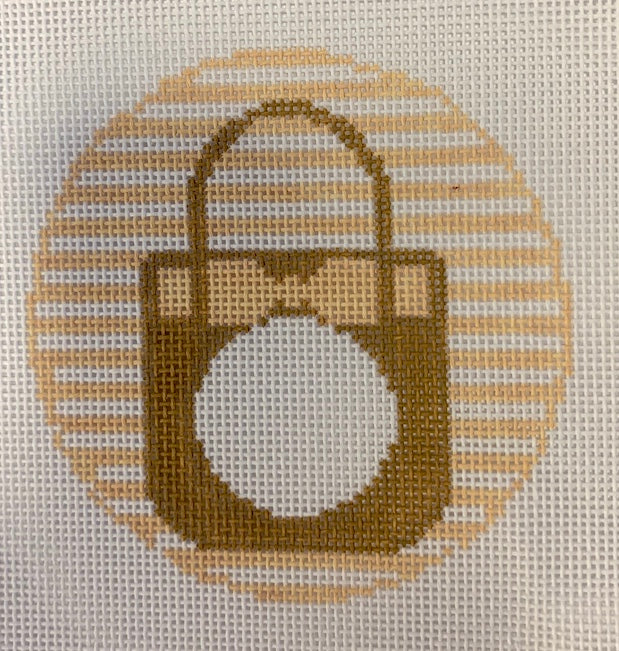 Straw Tote Round