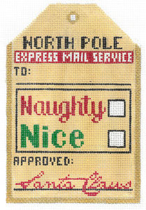 Naughty Or Nice Tag