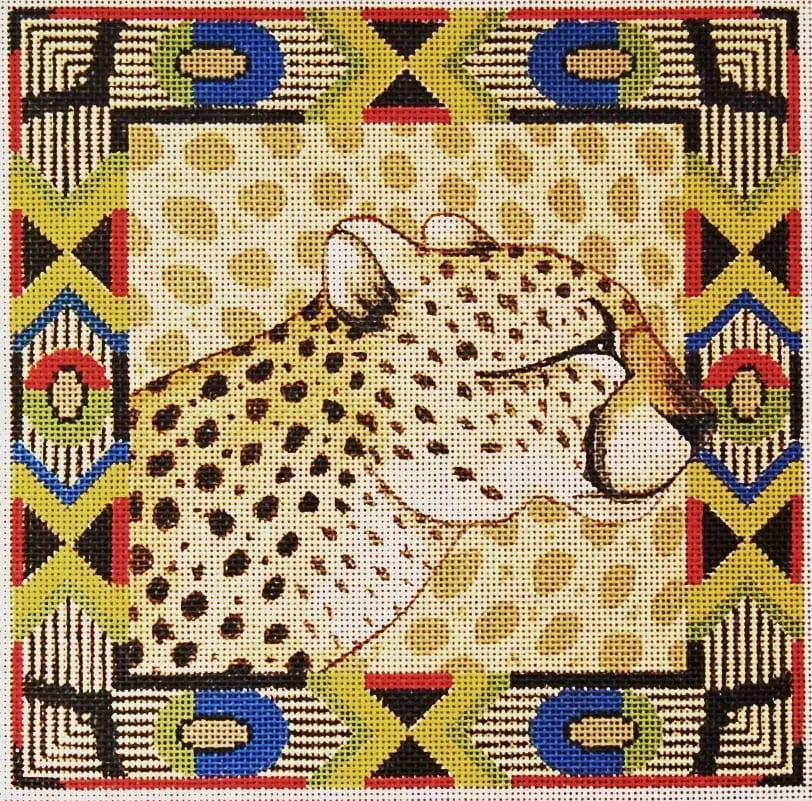 Cheetah on Ecru