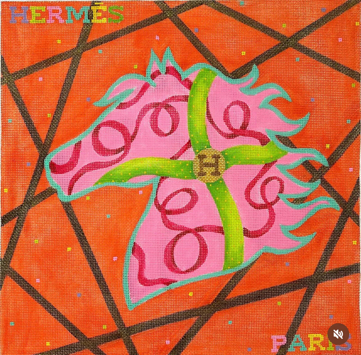 Scarf Series-Confetti Horse