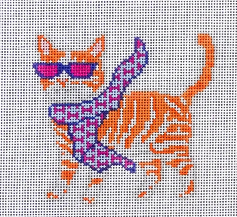 Bougie Orange Tabby Cat