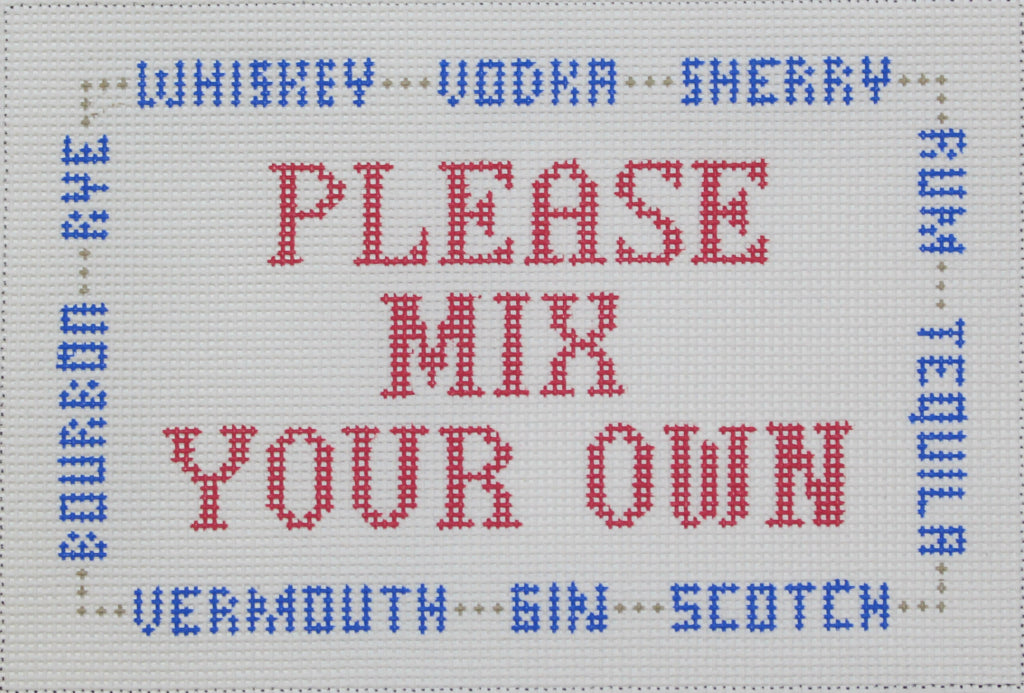 Please Mix Your Own – Seaside Needlepoint